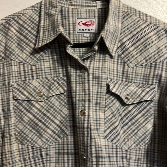 Womens Roper Shirt LARGE - Picture 3 of 6